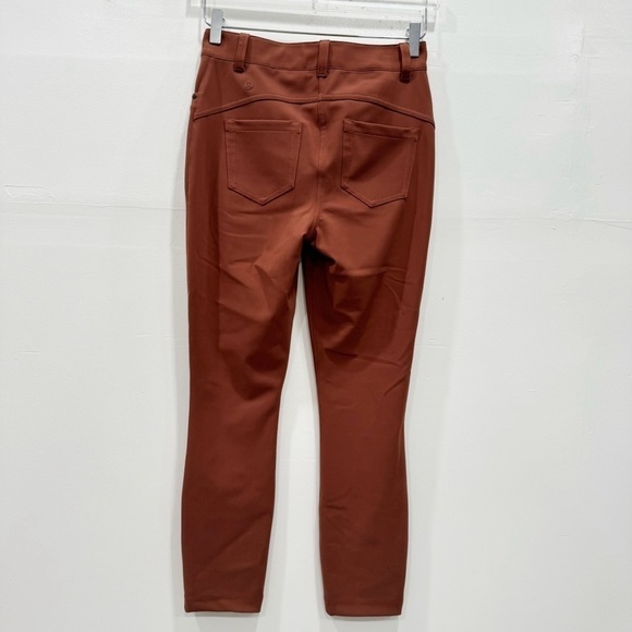 Lululemon City Sleek Slim-Fit 5 Pocket High Rise Pant Size 27 Ancient Copper - Picture 2 of 10